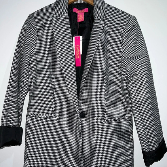 Catherine Malandrino Jackets & Blazers - Black and white blazer Size 6/M